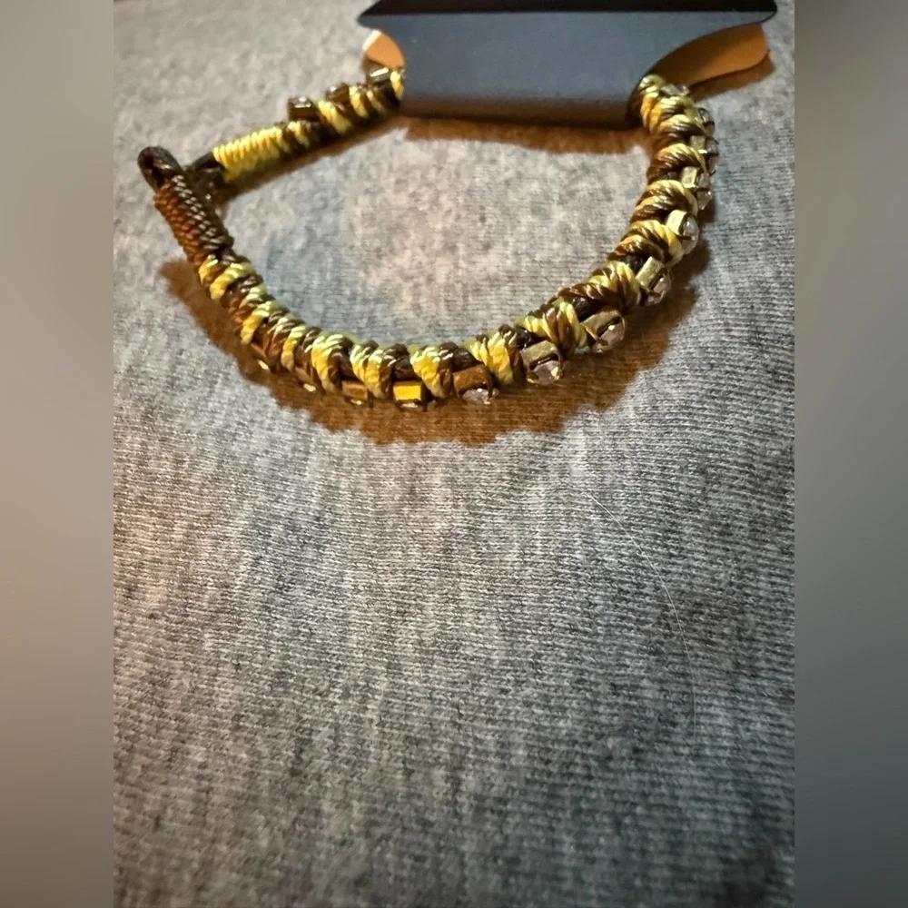 Stylish Black and Gold Men's Bracelet
